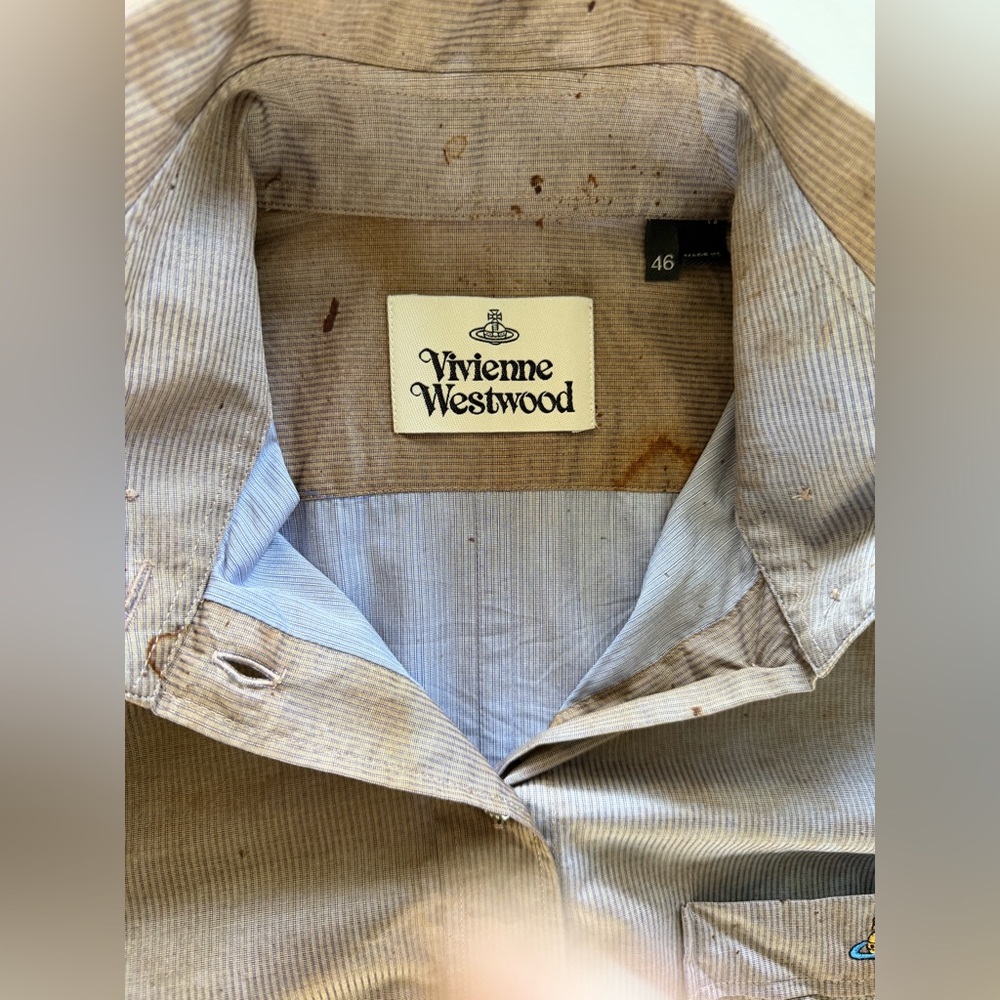 VIVIENNE WESTWOOD Capsule Brown Classic Krall Shirt - Picture 12 of 16